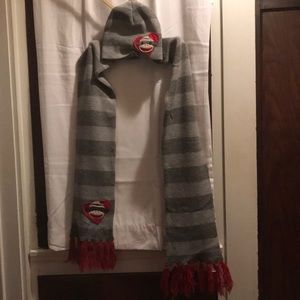 Joe Boxer Sock monkey beanie and scarf